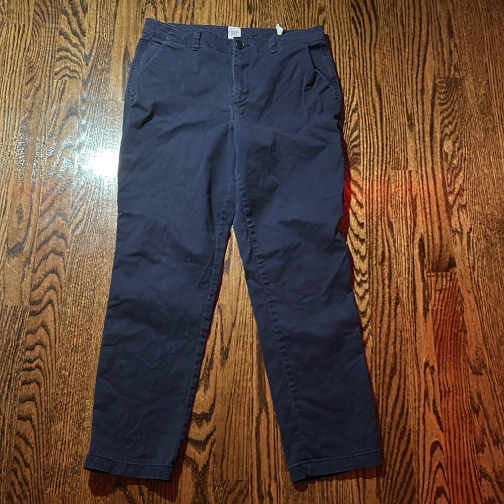 Navy blue gap chinos